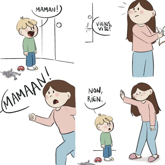 Le petit garçon qui criait maman